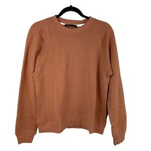 NWT Jenni Kayne Crew Neck Pullover Long Sleeve Sweatshirt Canyon Brown Size XS